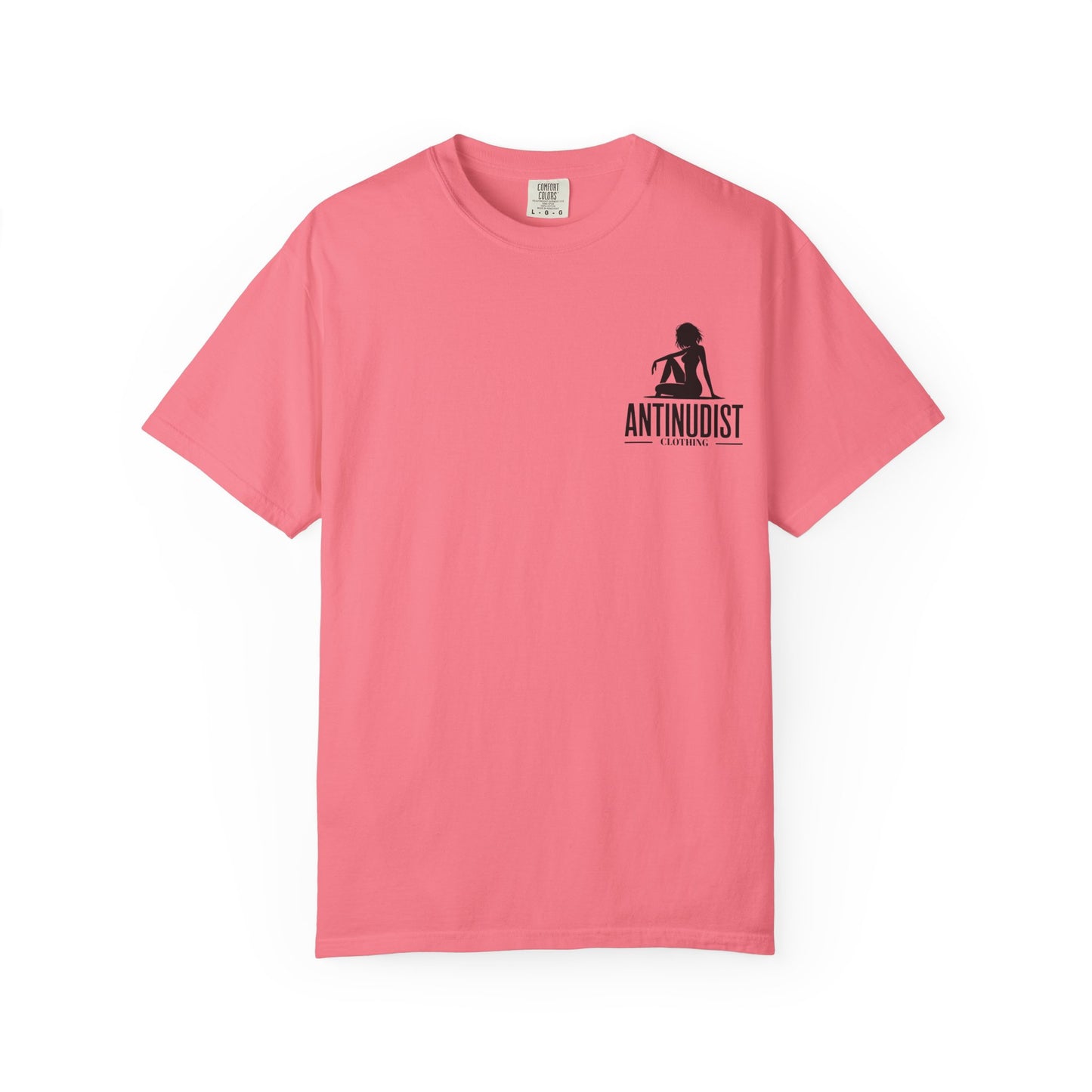 'BEING COVERED NEVER MEANT BEING QUIET" Anti-Nudist Tee