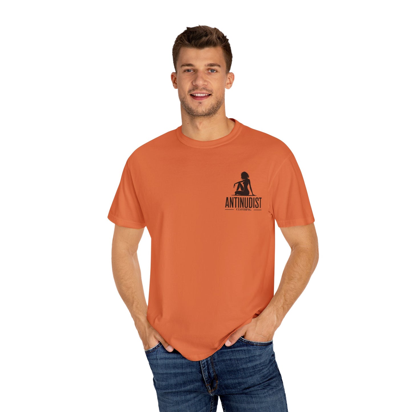 'BEING COVERED NEVER MEANT BEING QUIET" Anti-Nudist Tee