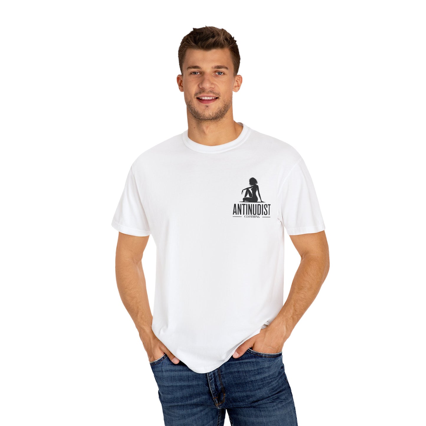 'BEING COVERED NEVER MEANT BEING QUIET" Anti-Nudist Tee