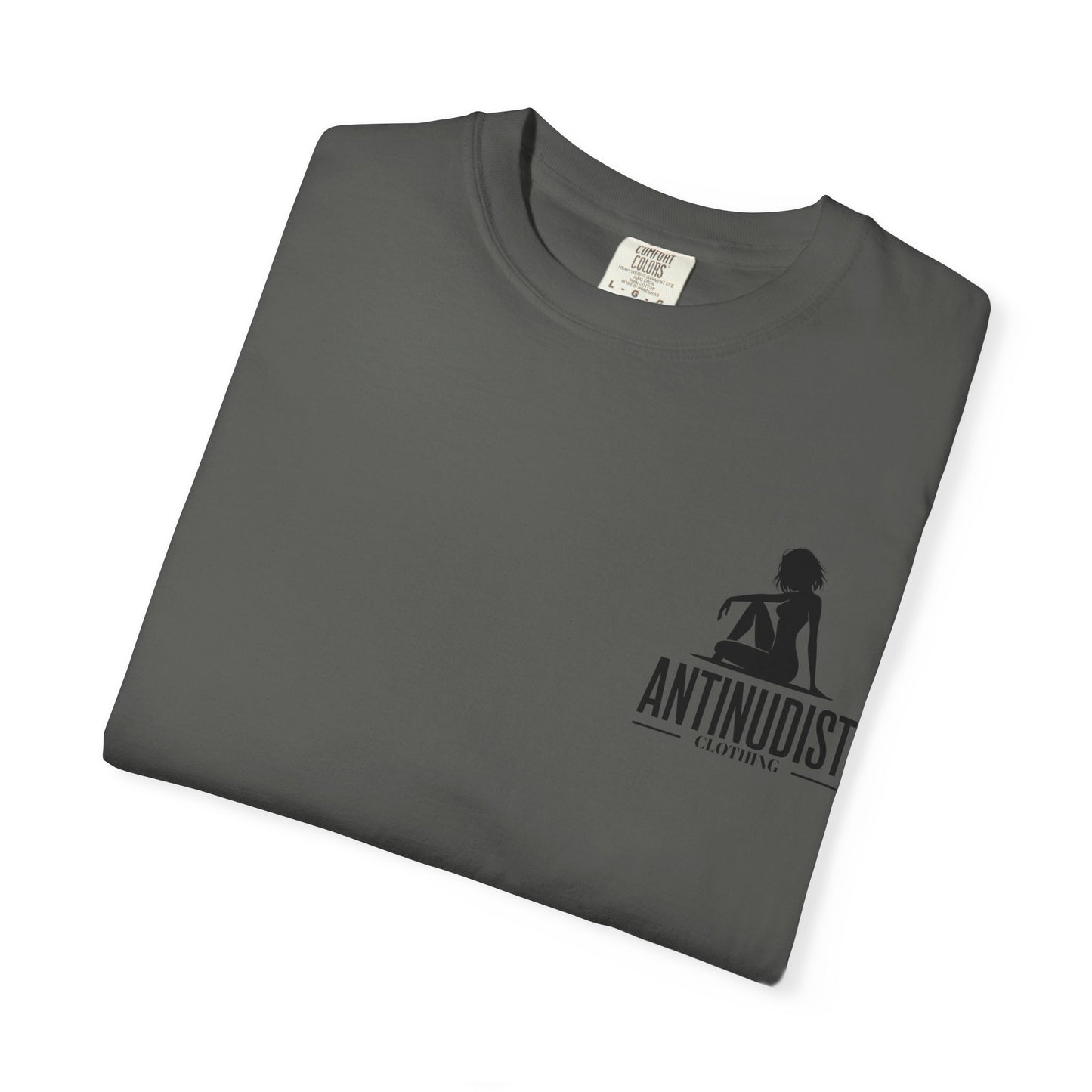 'BEING COVERED NEVER MEANT BEING QUIET" Anti-Nudist Tee