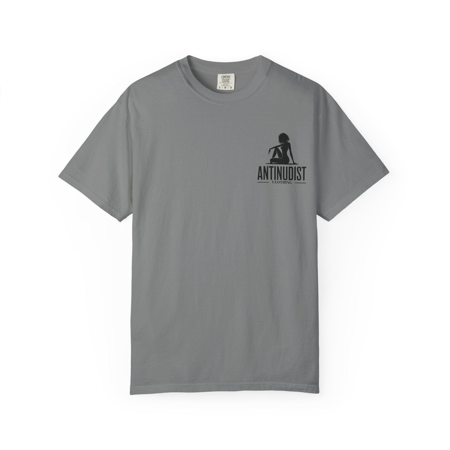 'BEING COVERED NEVER MEANT BEING QUIET" Anti-Nudist Tee