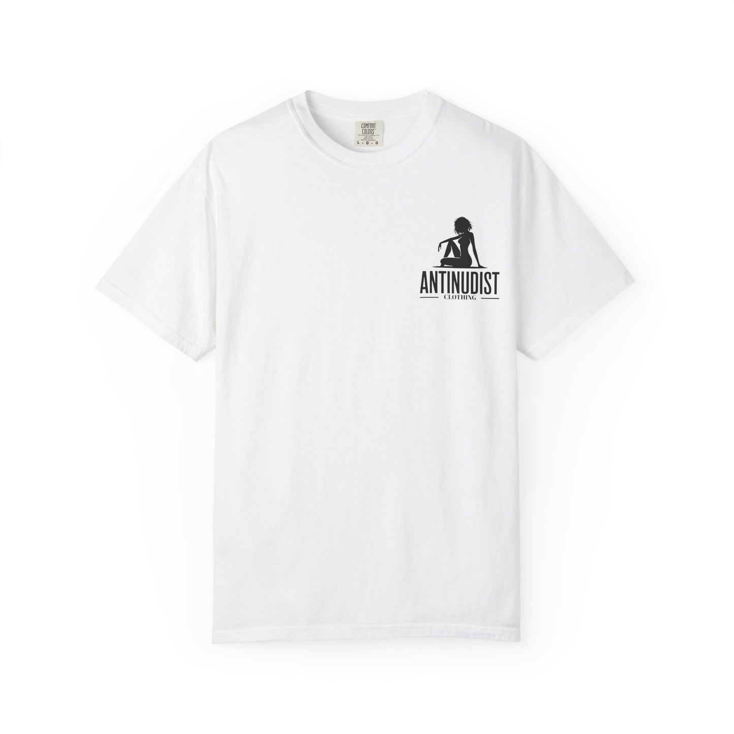 'BEING COVERED NEVER MEANT BEING QUIET" Anti-Nudist Tee