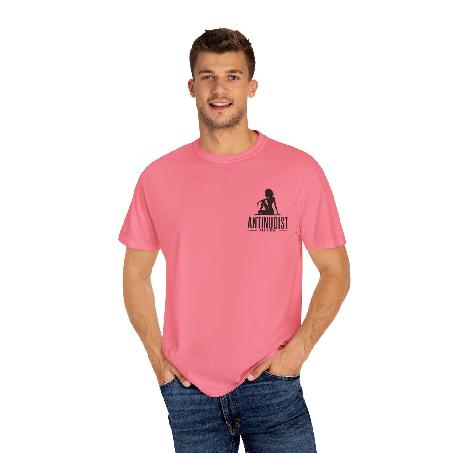 'BEING COVERED NEVER MEANT BEING QUIET" Anti-Nudist Tee