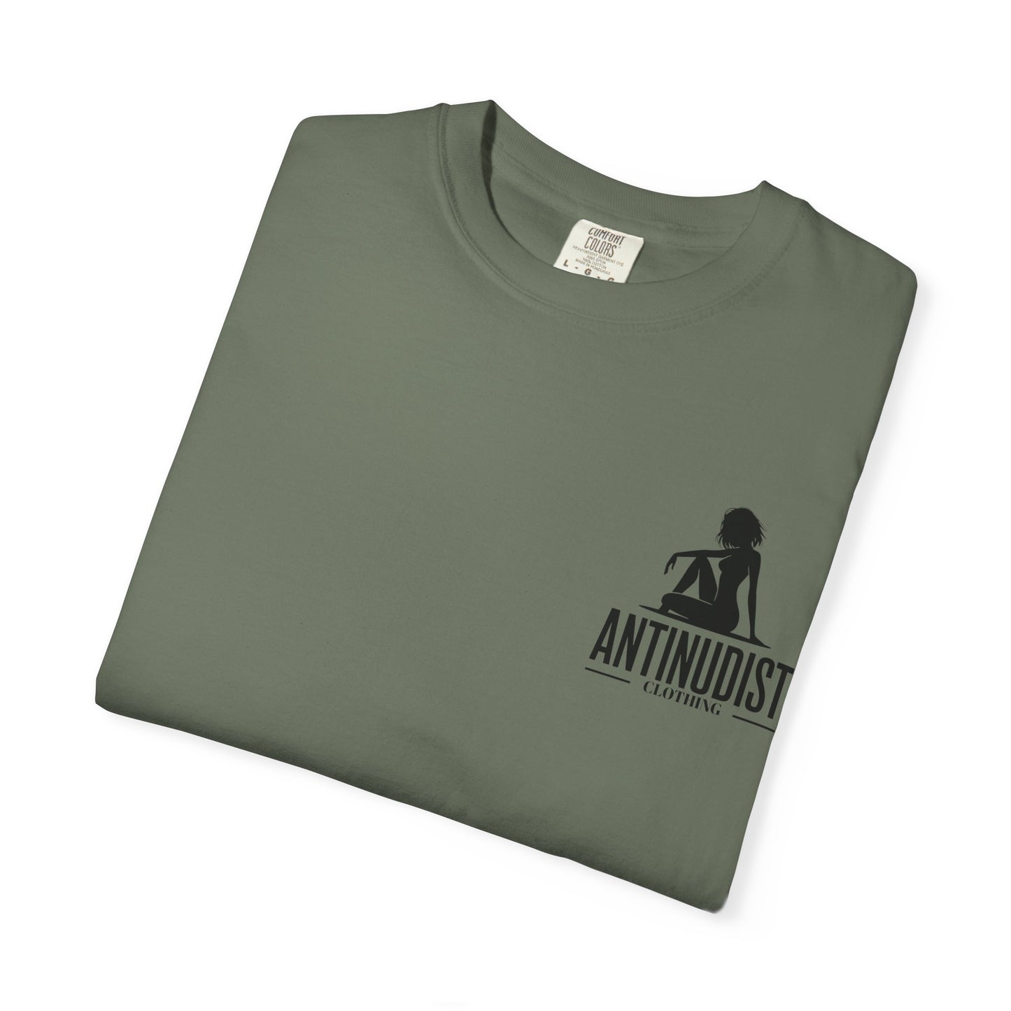 'BEING COVERED NEVER MEANT BEING QUIET" Anti-Nudist Tee