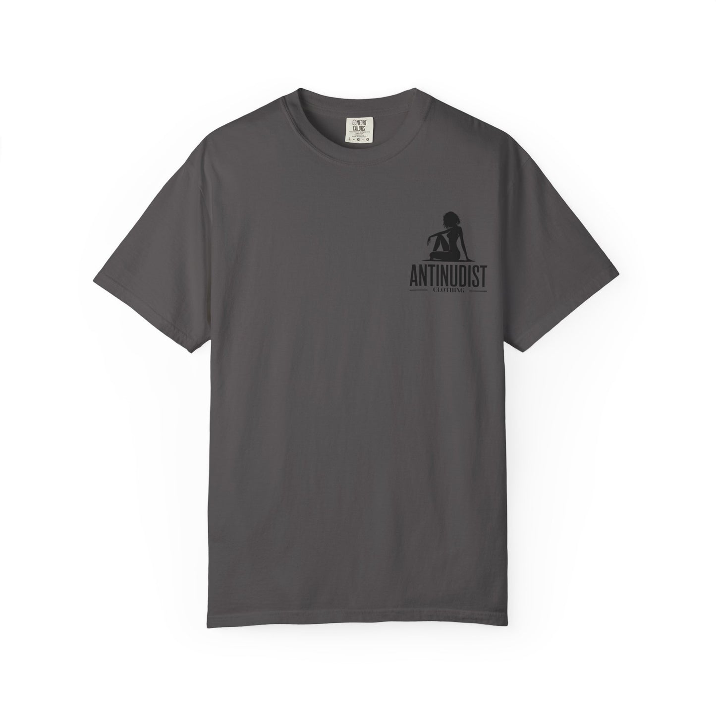 'BEING COVERED NEVER MEANT BEING QUIET" Anti-Nudist Tee