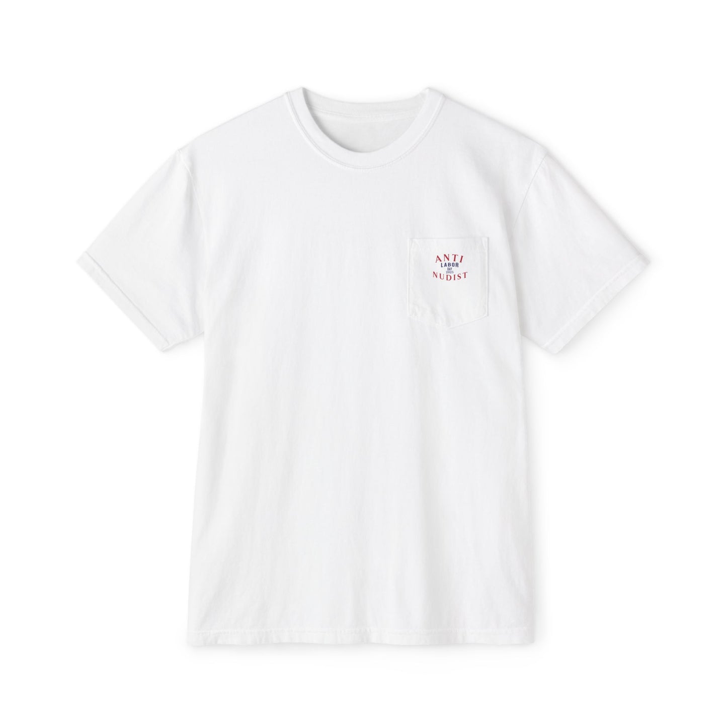"THREADS OF LABOR' Labor Day 2025 Anti-Nudist Tee