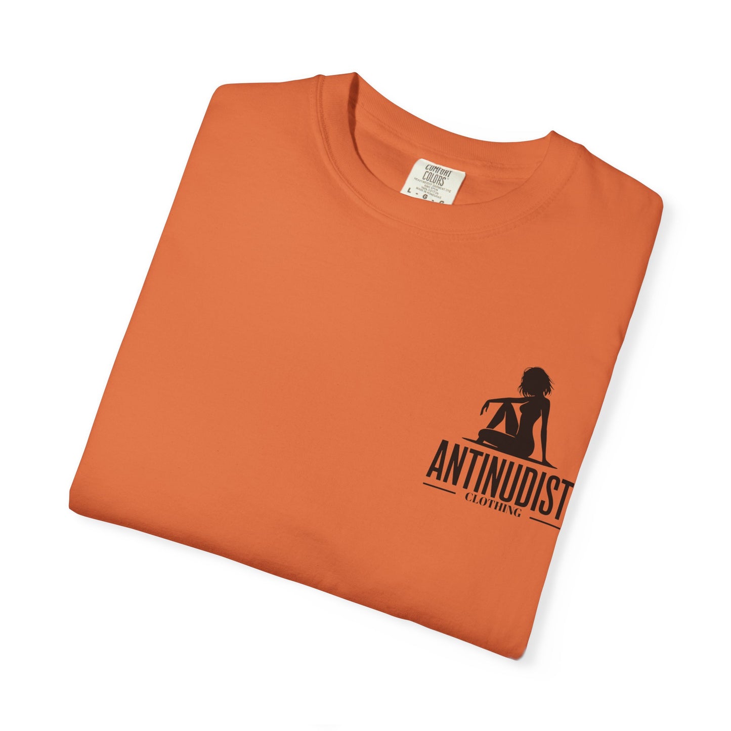 'BEING COVERED NEVER MEANT BEING QUIET" Anti-Nudist Tee