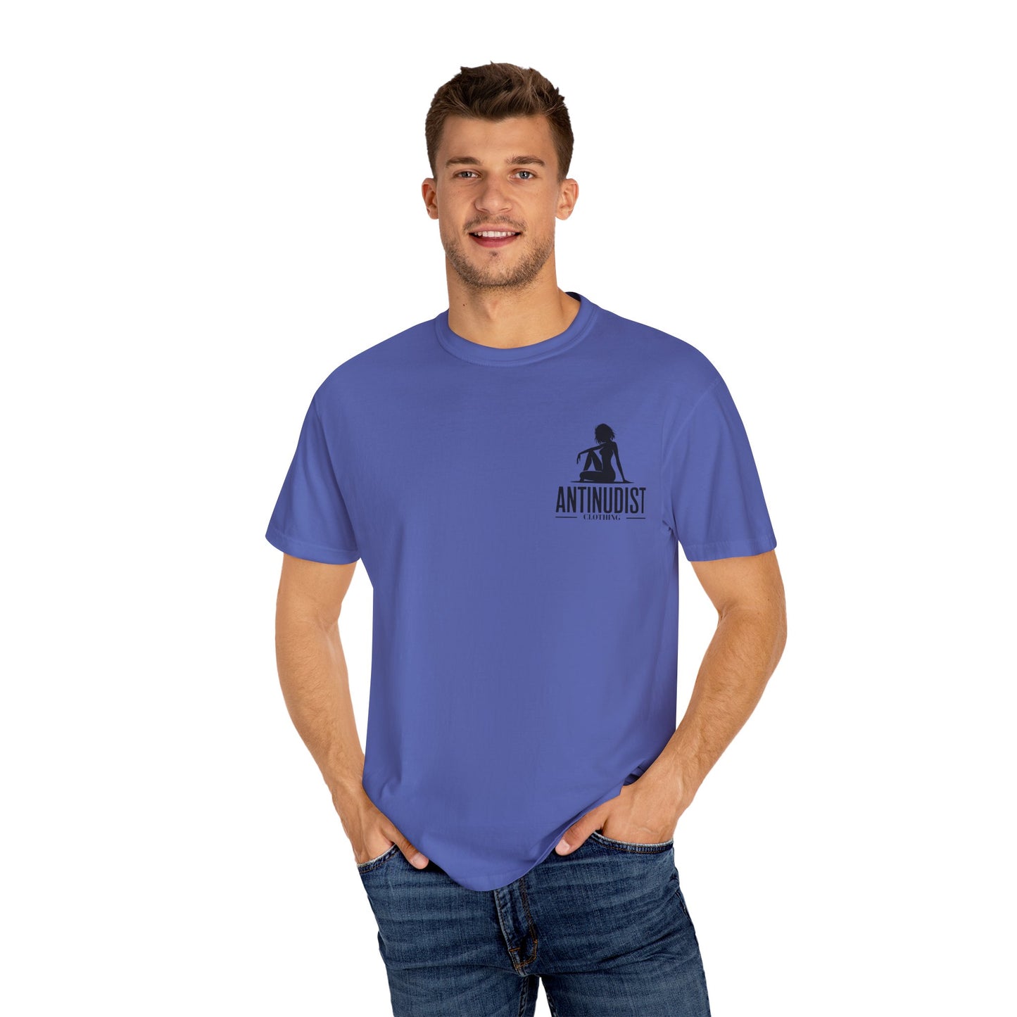 'BEING COVERED NEVER MEANT BEING QUIET" Anti-Nudist Tee