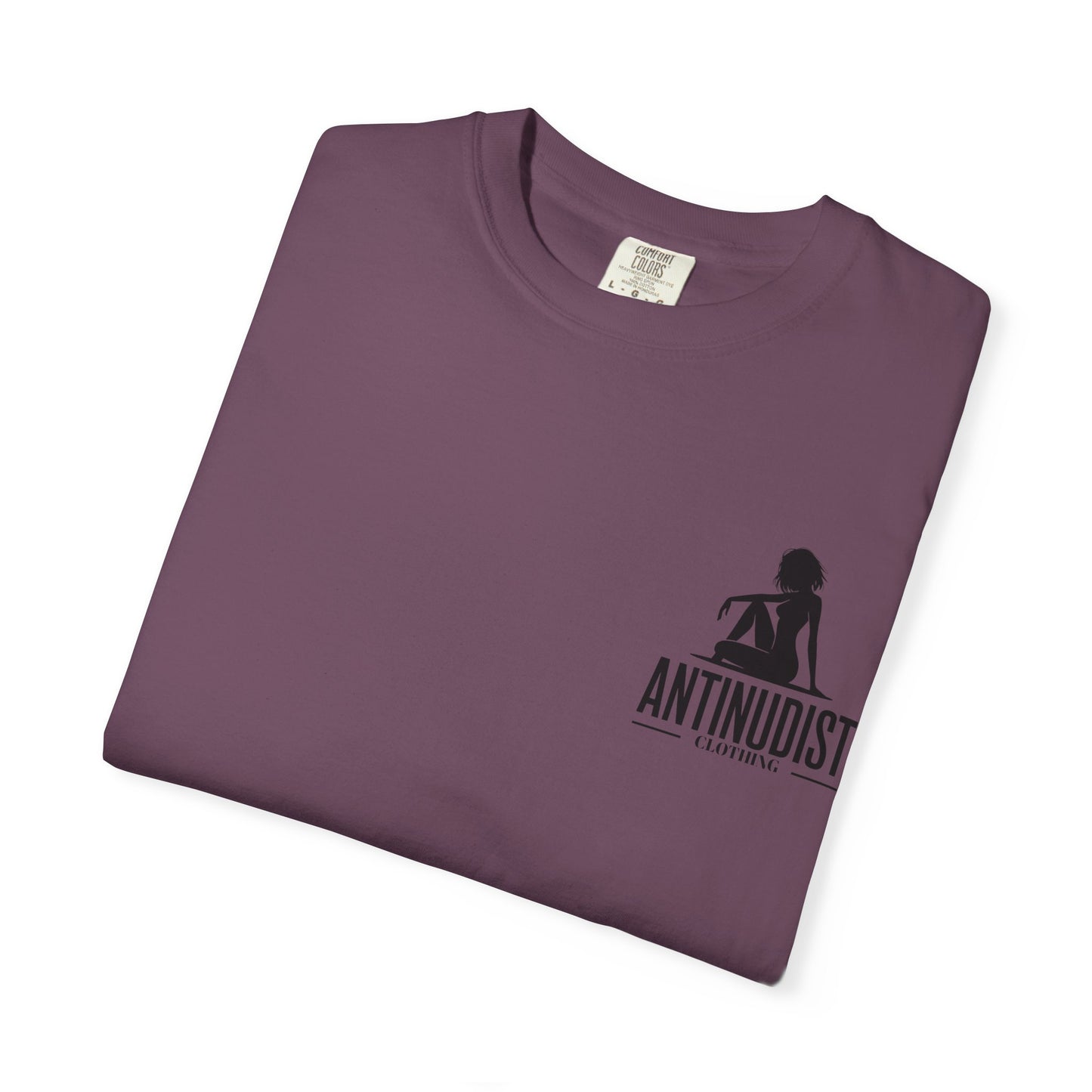 'BEING COVERED NEVER MEANT BEING QUIET" Anti-Nudist Tee