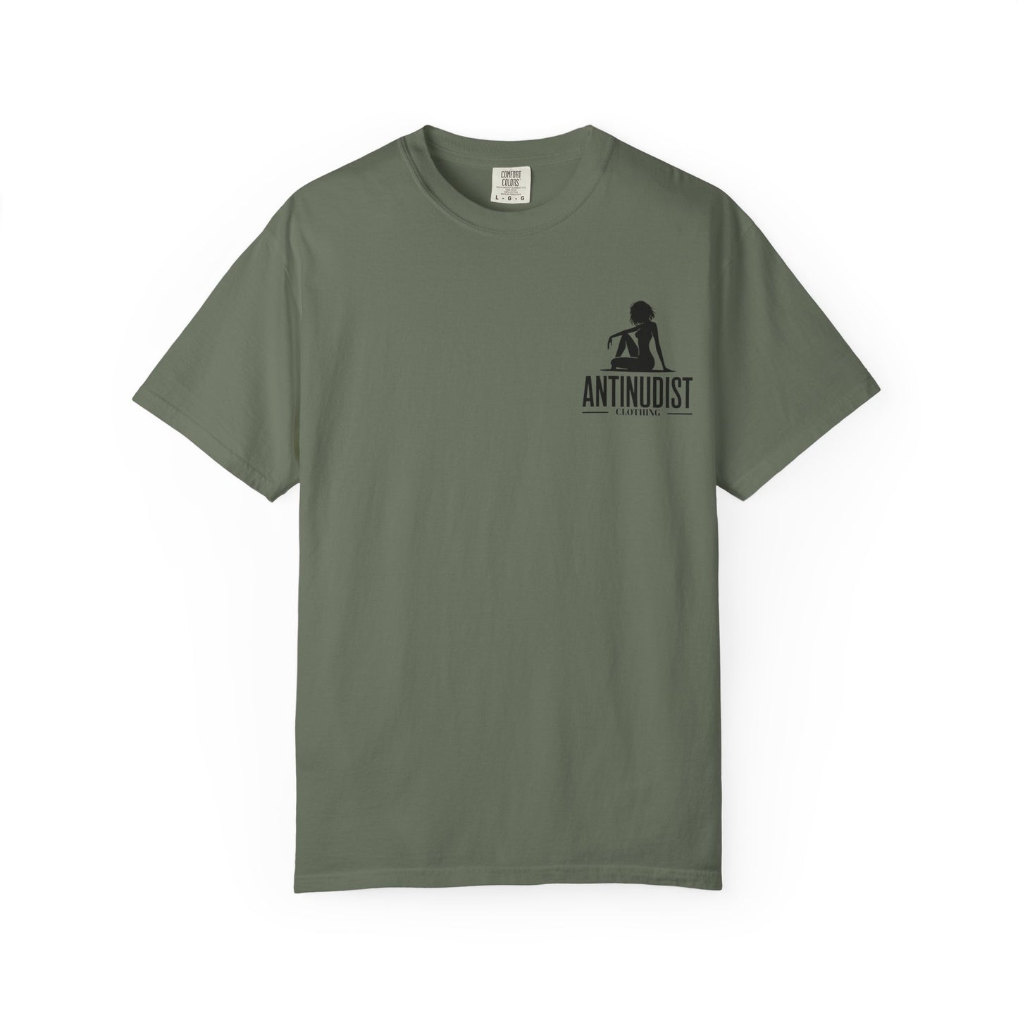 'BEING COVERED NEVER MEANT BEING QUIET" Anti-Nudist Tee