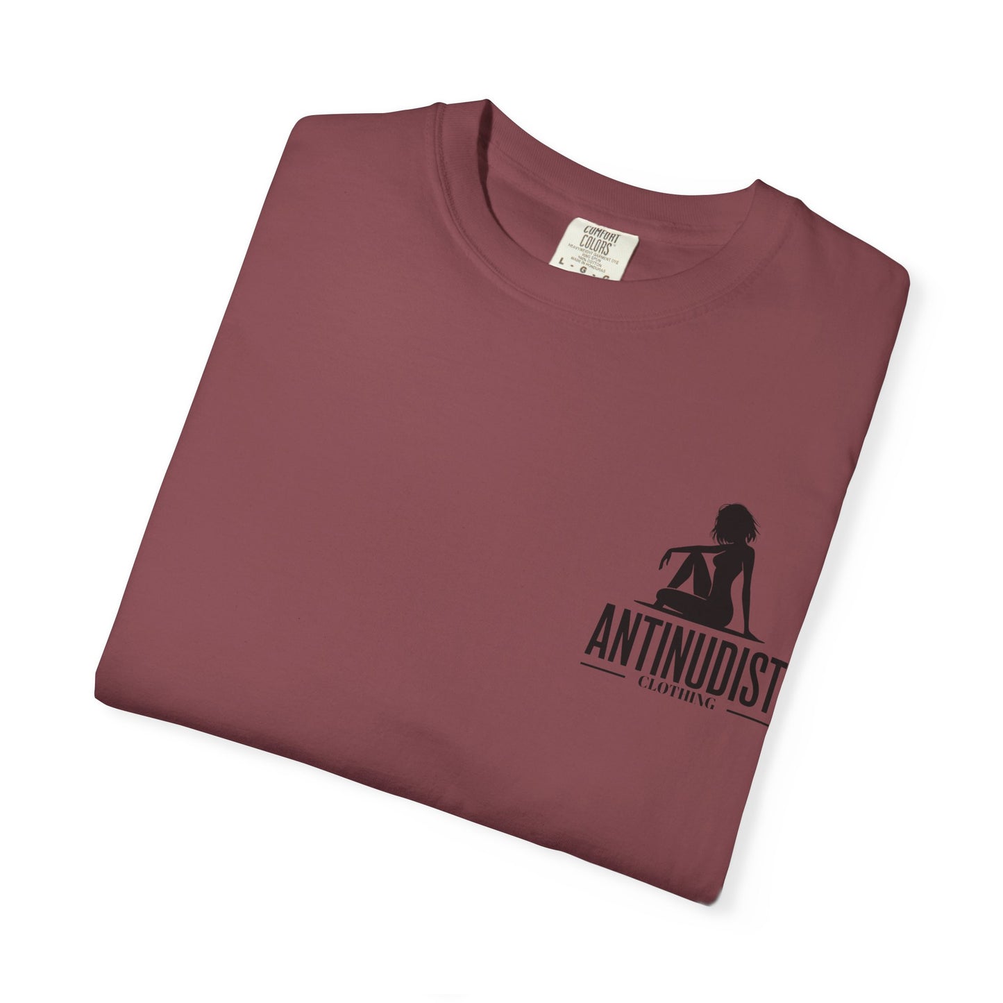 'BEING COVERED NEVER MEANT BEING QUIET" Anti-Nudist Tee