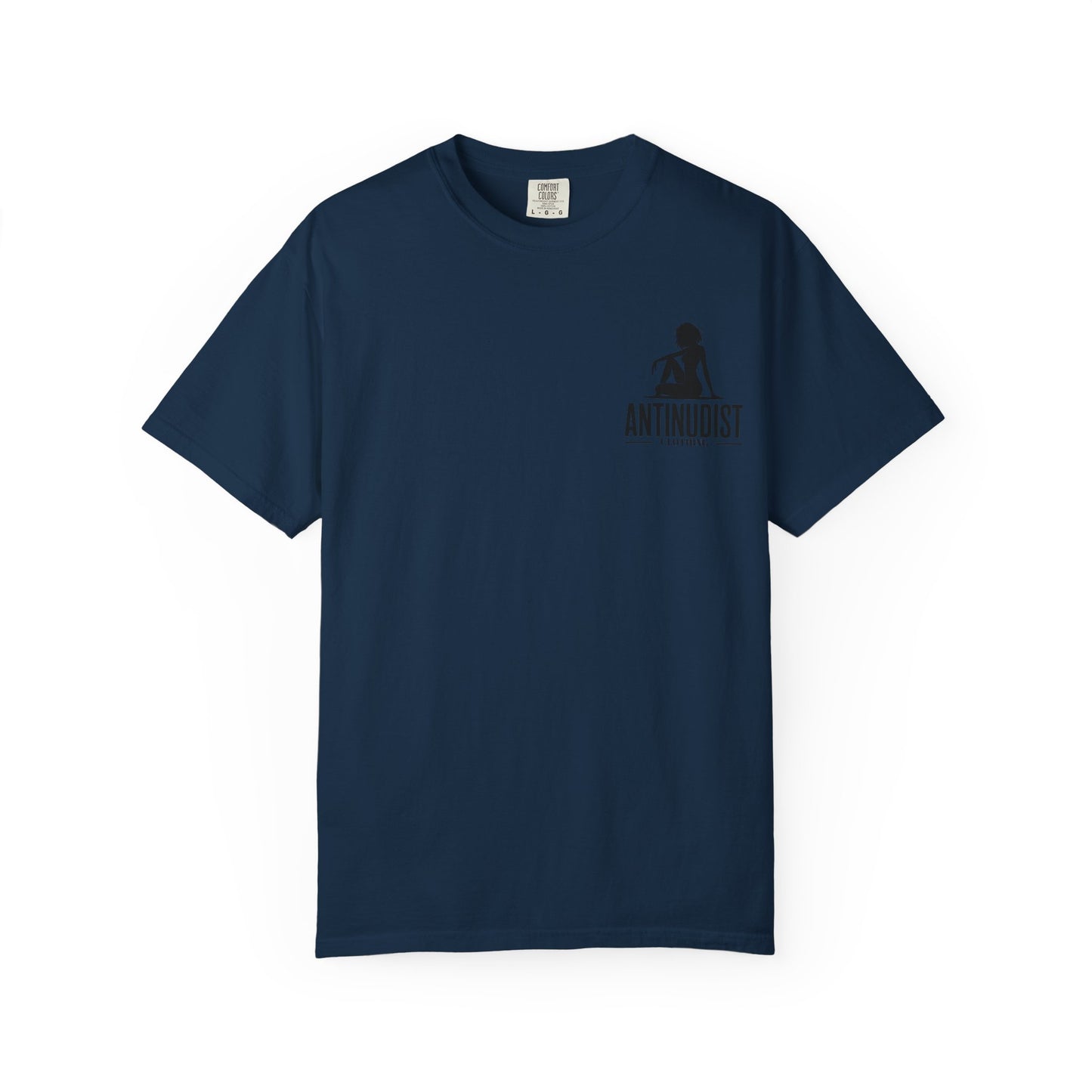 'BEING COVERED NEVER MEANT BEING QUIET" Anti-Nudist Tee