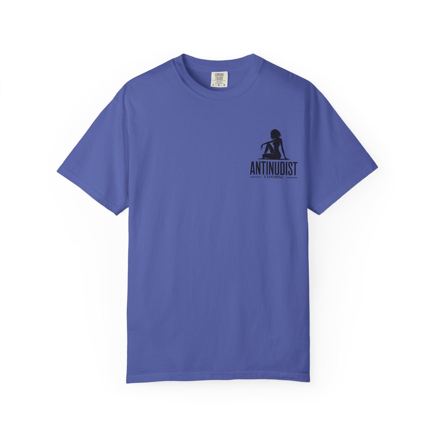 'BEING COVERED NEVER MEANT BEING QUIET" Anti-Nudist Tee