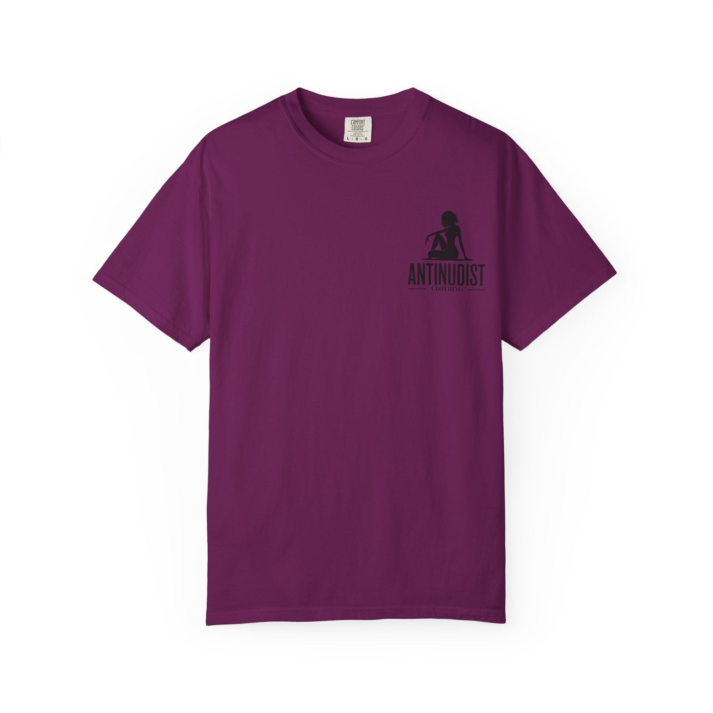 'BEING COVERED NEVER MEANT BEING QUIET" Anti-Nudist Tee