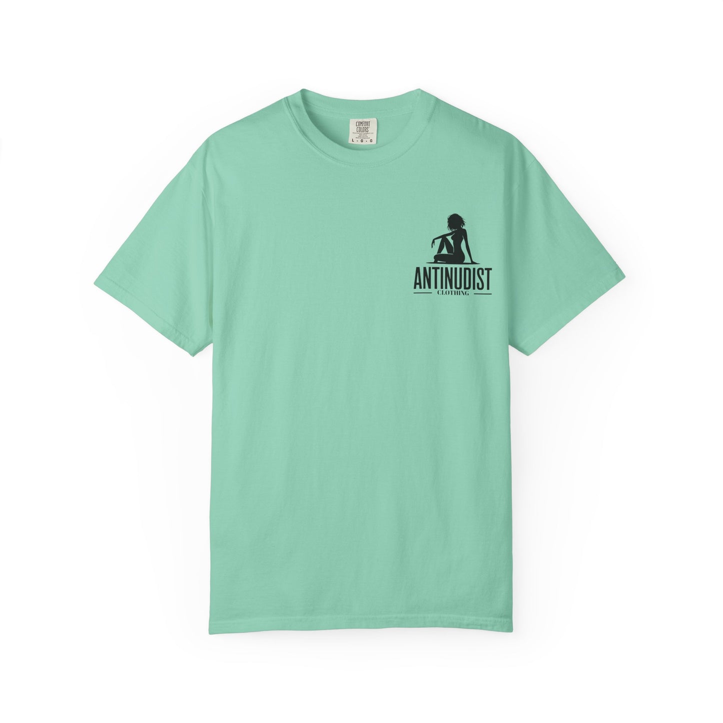 'BEING COVERED NEVER MEANT BEING QUIET" Anti-Nudist Tee