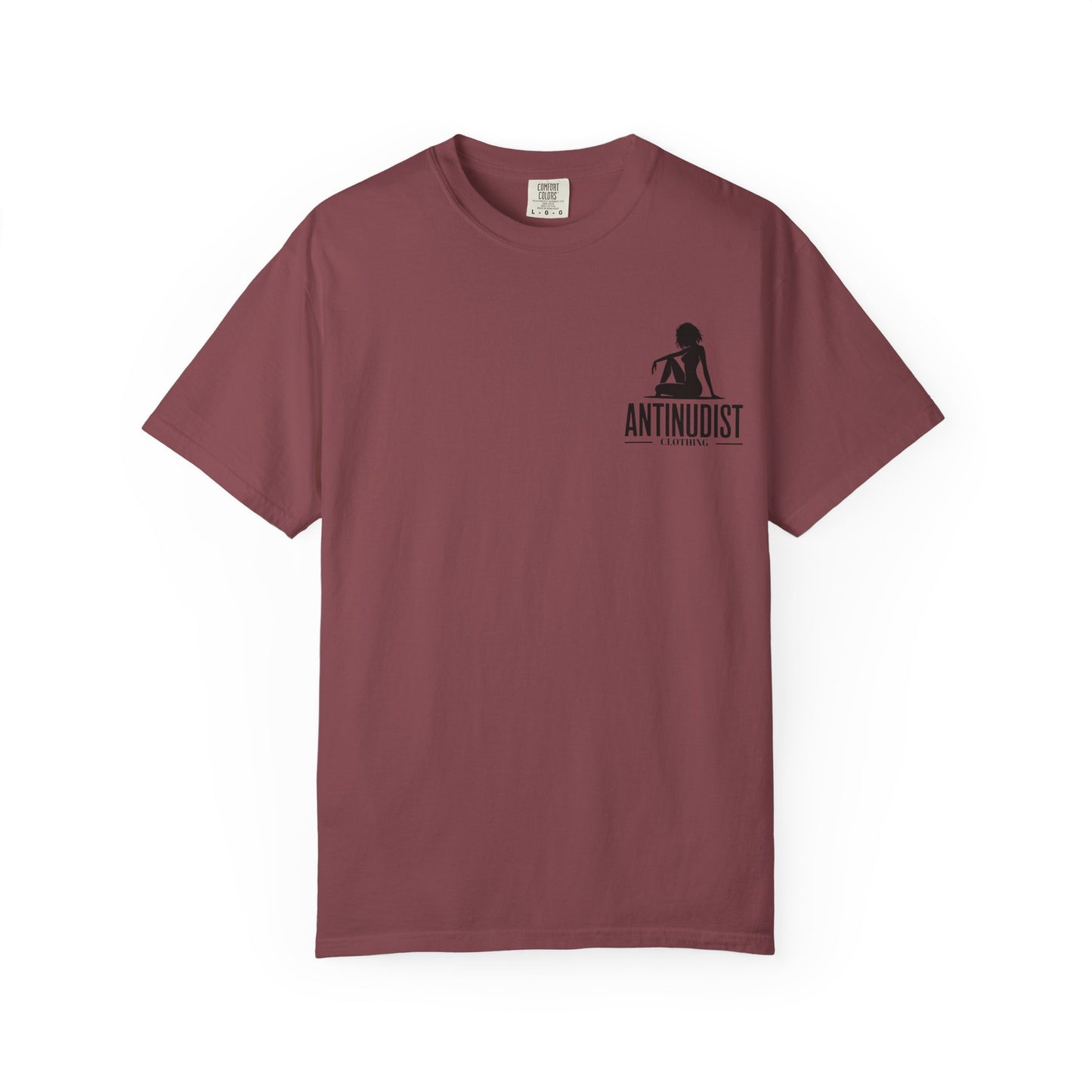 'BEING COVERED NEVER MEANT BEING QUIET" Anti-Nudist Tee