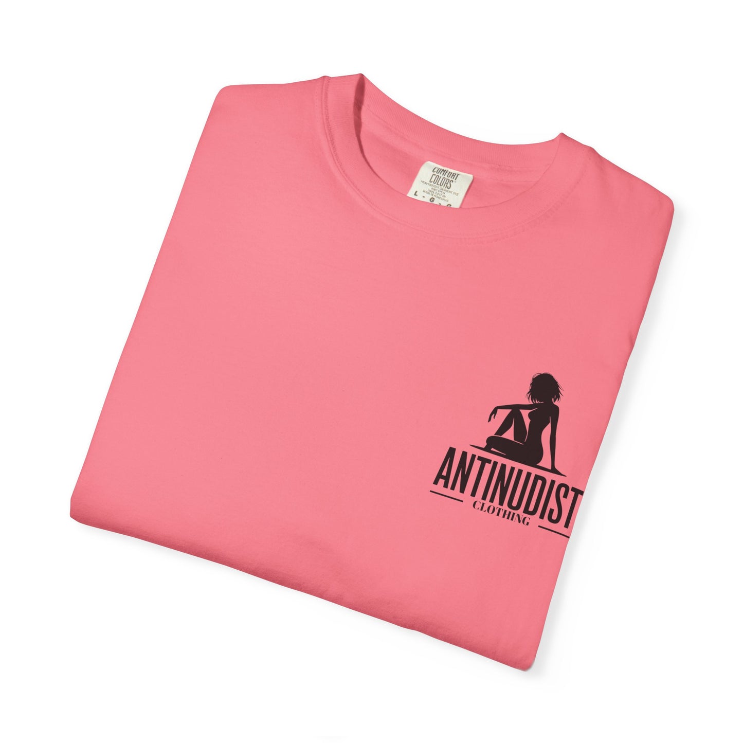'BEING COVERED NEVER MEANT BEING QUIET" Anti-Nudist Tee