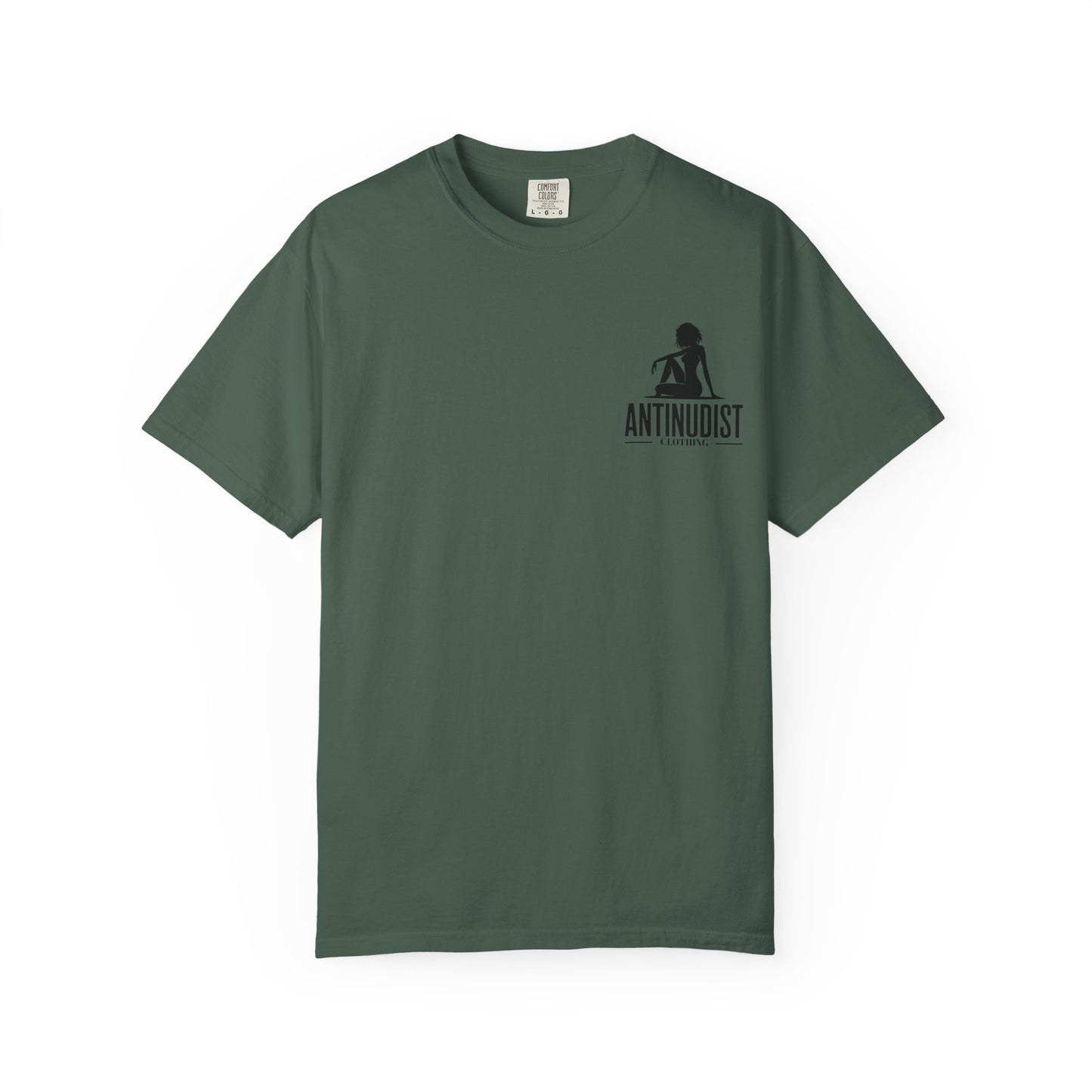 'BEING COVERED NEVER MEANT BEING QUIET" Anti-Nudist Tee
