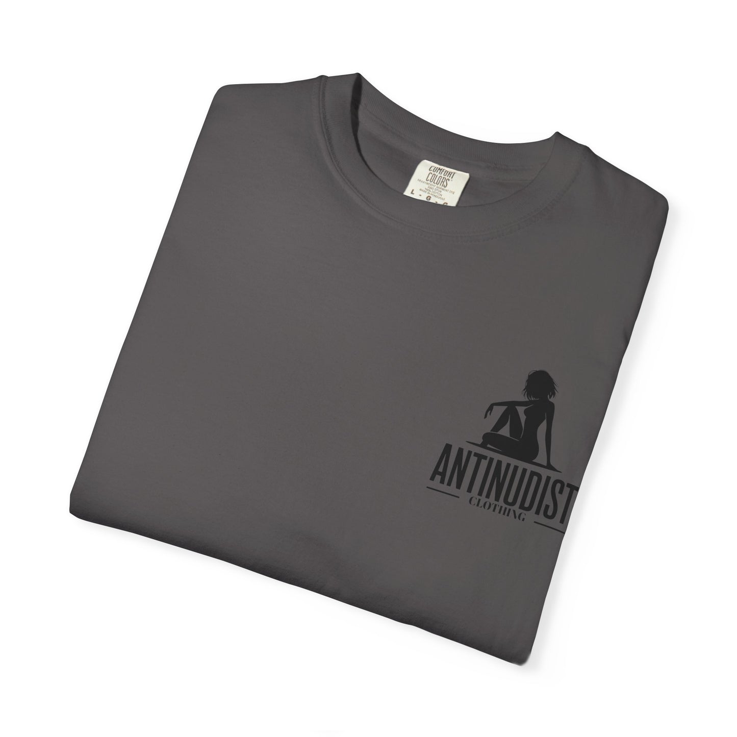 'BEING COVERED NEVER MEANT BEING QUIET" Anti-Nudist Tee