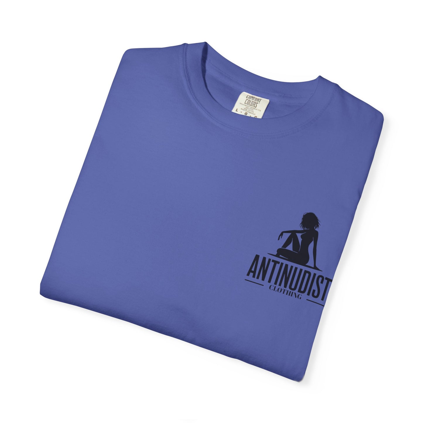 'BEING COVERED NEVER MEANT BEING QUIET" Anti-Nudist Tee