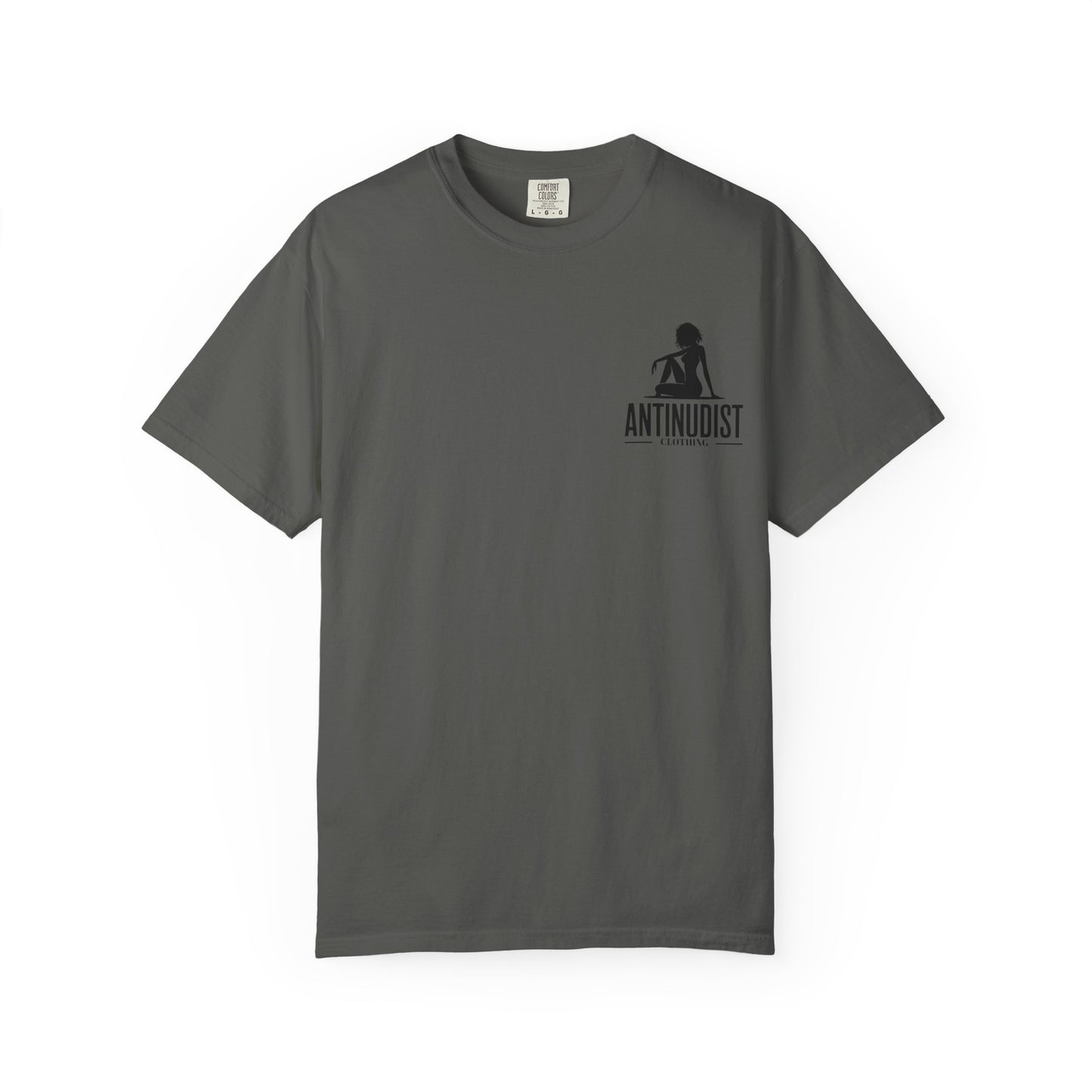 'BEING COVERED NEVER MEANT BEING QUIET" Anti-Nudist Tee