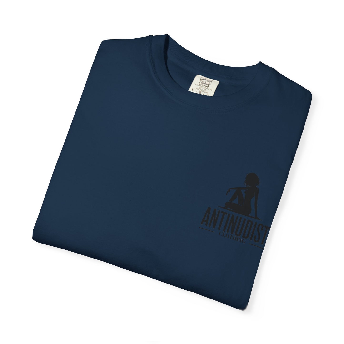 'BEING COVERED NEVER MEANT BEING QUIET" Anti-Nudist Tee