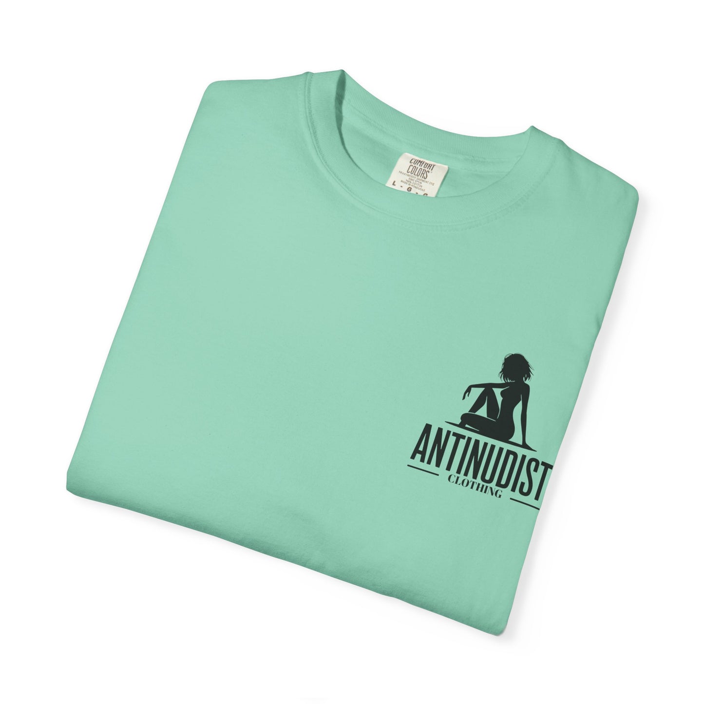 'BEING COVERED NEVER MEANT BEING QUIET" Anti-Nudist Tee
