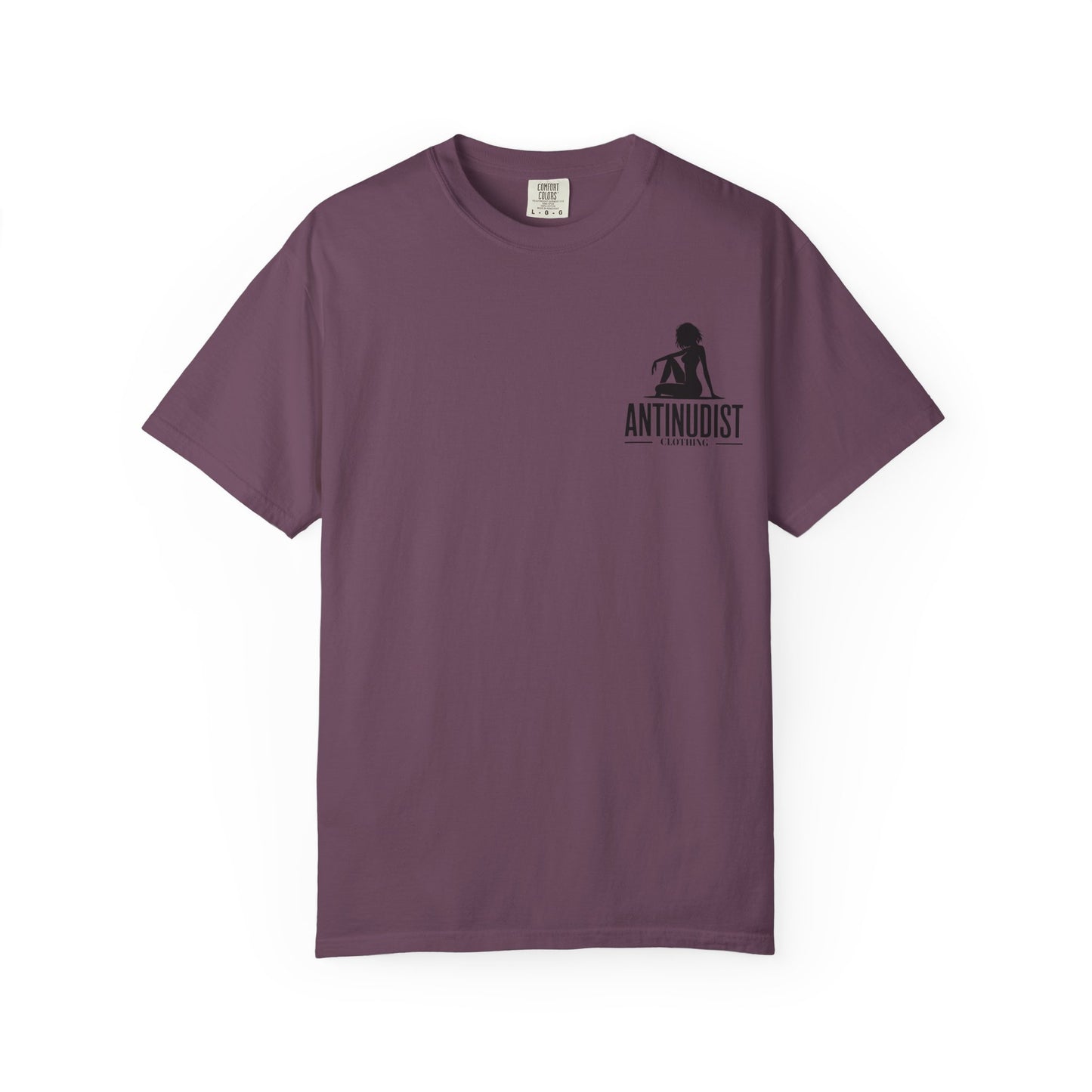 'BEING COVERED NEVER MEANT BEING QUIET" Anti-Nudist Tee